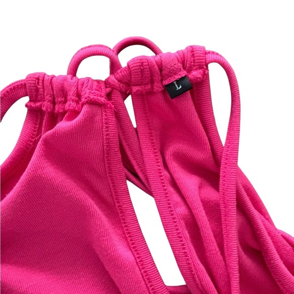 Elegant Pink Midi Dress - Picture 4 of 5